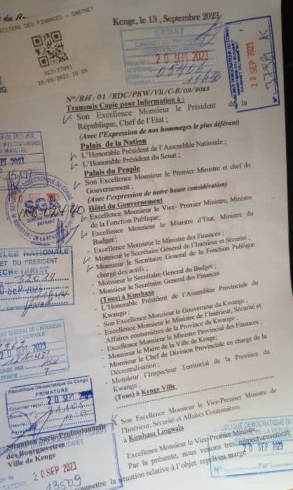 Qui du Gouvernement central et du gouverneur du Kwango maltraite les 5 Bourgmestres ? Qui du Gouvernement central et du gouverneur du Kwango maltraite les 5 Bourgmestres ?