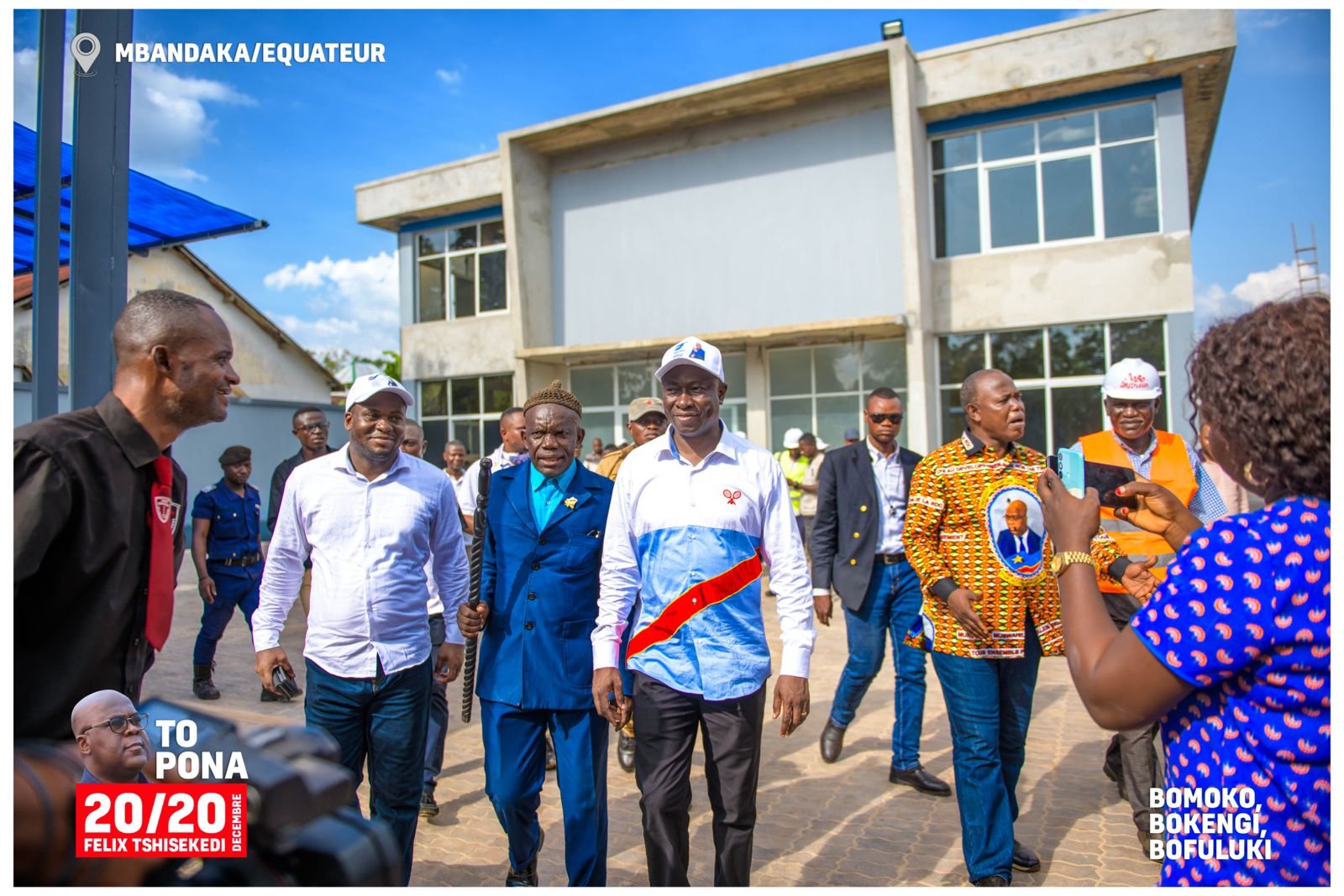 AVEC CNSSAP LE BILAN FATSHI BÉTON ET PLUS QUE POSITIF A L’ ÉQUATEUR : DEVANT LE SG AUGUSTIN KABUYA, LE GOUVERNEUR BOBO ET LA NOTABILITÉ REMERCIENT LE CHEF DE L’ÉTAT POUR LA RÉFORME ET LE BÂTIMENT MODERNE CNSSAP AU COEUR DE MBANDAKA AVEC CNSSAP LE BILAN FATSHI BÉTON ET PLUS QUE POSITIF A L’ ÉQUATEUR : DEVANT LE SG AUGUSTIN KABUYA, LE GOUVERNEUR BOBO ET LA NOTABILITÉ REMERCIENT LE CHEF DE L’ÉTAT POUR LA RÉFORME ET LE BÂTIMENT MODERNE CNSSAP AU COEUR DE MBANDAKA