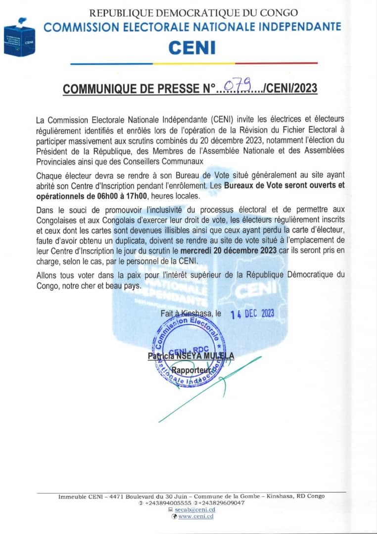 La cour constitutionnelle et la Ceni renforcent le suspens La cour constitutionnelle et la Ceni renforcent le suspens