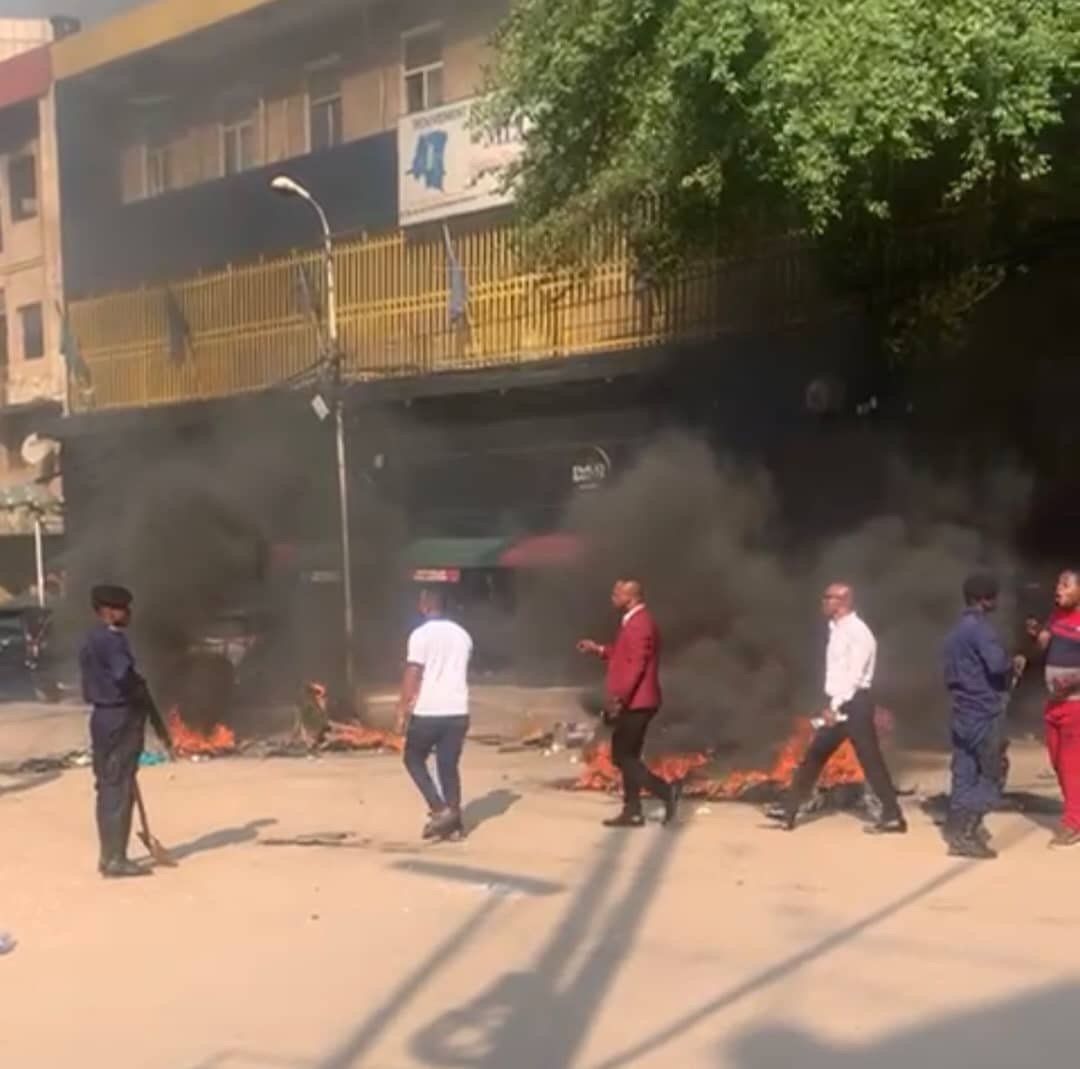 Deuxième jour de troubles des sympathisants du MLC contre les résultats provisoires