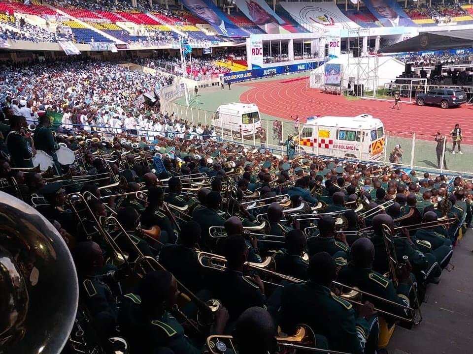 PRESTATION DE SERMENT DE FELIX TSHISEKEDI OVATIONNÉ PAR PLUS 80 MILLE CONGOLAIS AU STADE DES MARTYRS PRESTATION DE SERMENT DE FELIX TSHISEKEDI OVATIONNÉ PAR PLUS 80 MILLE CONGOLAIS AU STADE DES MARTYRS