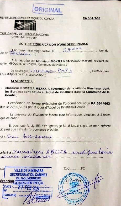 JUSTICE : LES MINISTRES RÉCEMMENT NOMMÉS PAR GENTINY NGOBILA FRAPPÉS PAR LE TRIBUNAL ! JUSTICE : LES MINISTRES RÉCEMMENT NOMMÉS PAR GENTINY NGOBILA FRAPPÉS PAR LE TRIBUNAL !