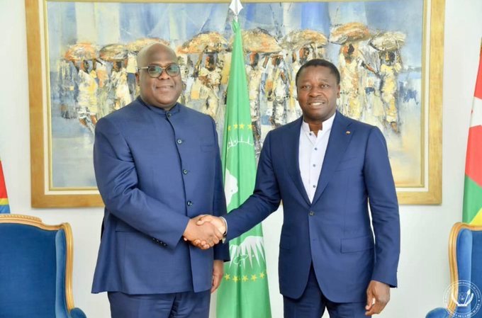 Diplomatie : Félix-Antoine Tshisekedi au Togo depuis mercredi 27 Mars dans l’après midi … Diplomatie : Félix-Antoine Tshisekedi au Togo depuis mercredi 27 Mars dans l’après midi …