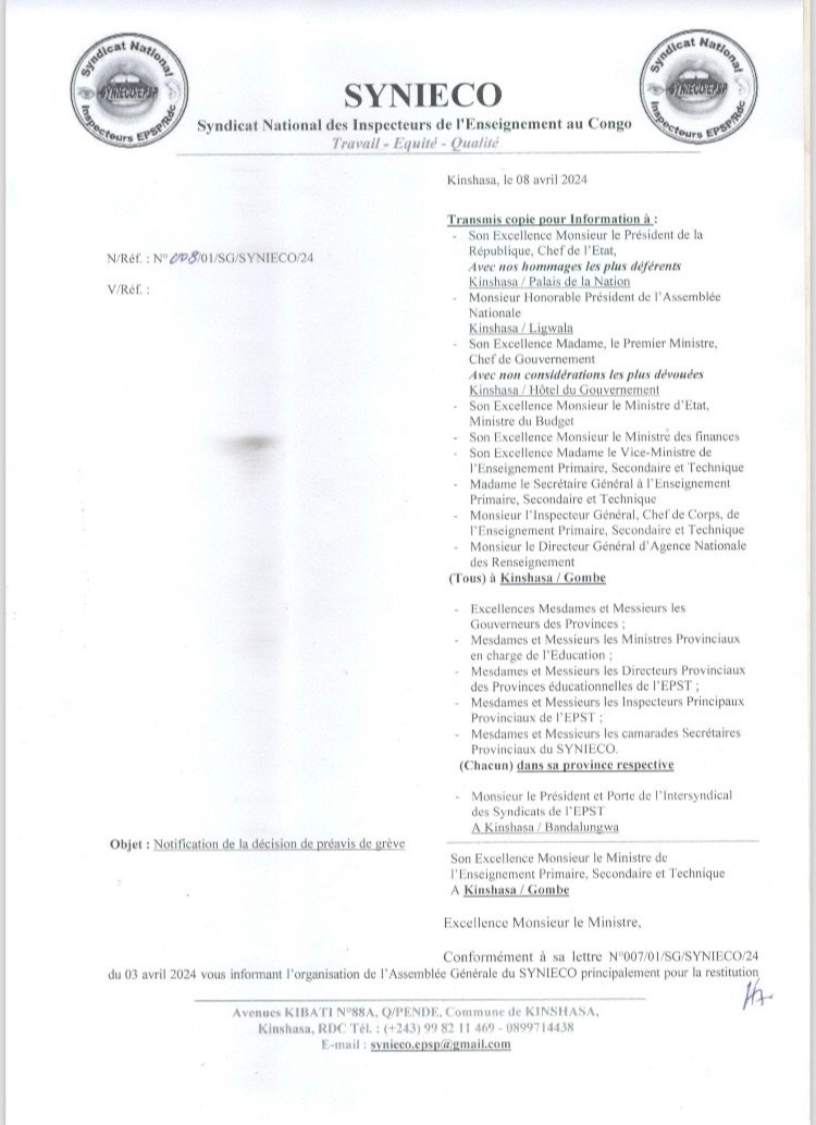 EPST : LES INSPECTEURS DE L’EPST MENACENT D’ALLER EN GRÈVE POUR LE NON-RESPECT DES ENGAGEMENT PAR LE GOUVERNEMENT ! EPST : LES INSPECTEURS DE L’EPST MENACENT D’ALLER EN GRÈVE POUR LE NON-RESPECT DES ENGAGEMENT PAR LE GOUVERNEMENT !