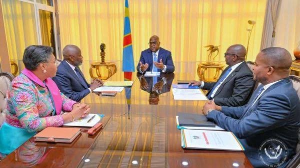 RDC: PREMIÈRE RÉUNION INTER – INSTITUTIONNELLE PRÉSIDÉE PAR LE CHEF DE L ‘ETAT FÉLIX TSHISEKEDI RDC: PREMIÈRE RÉUNION INTER – INSTITUTIONNELLE PRÉSIDÉE PAR LE CHEF DE L ‘ETAT FÉLIX TSHISEKEDI