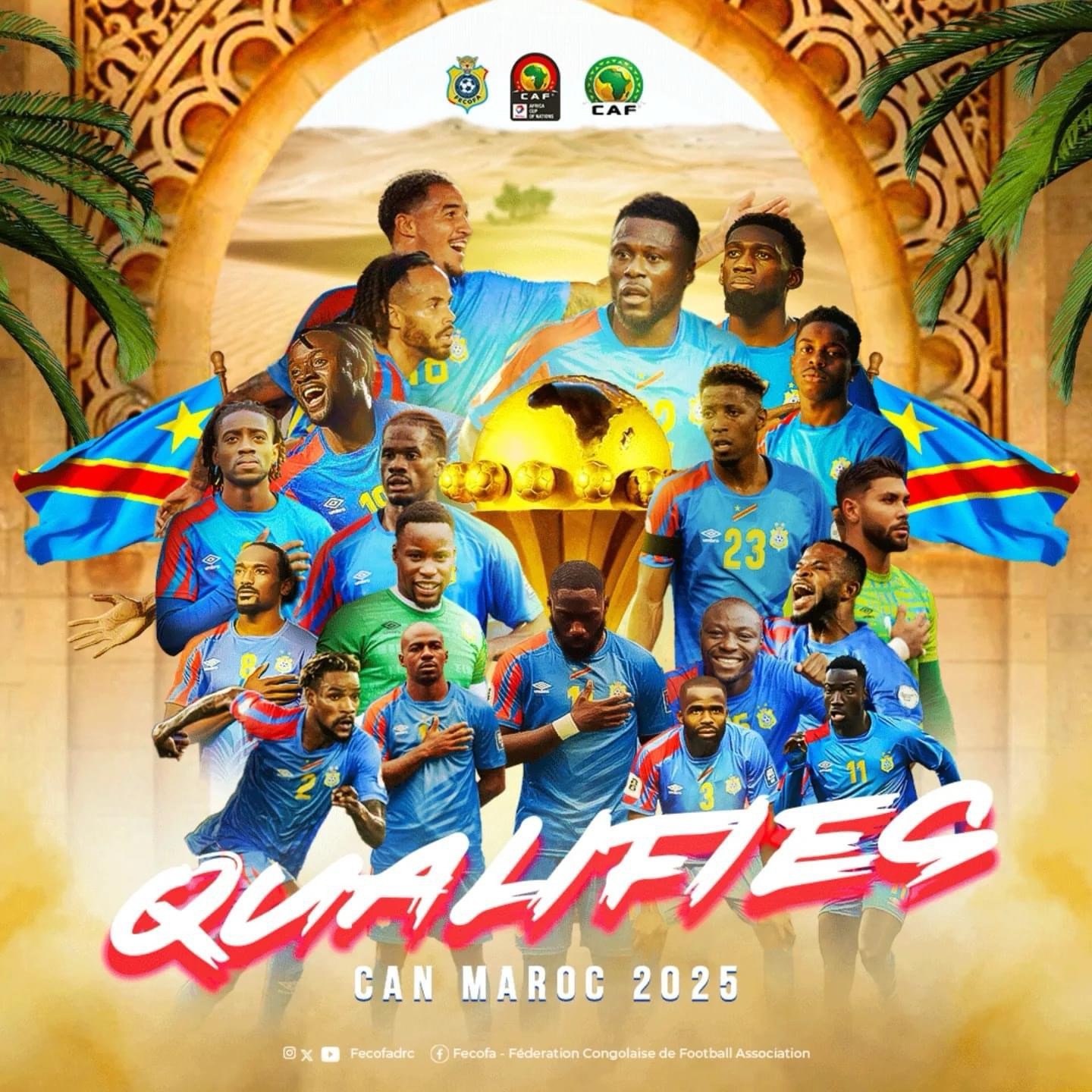 Éliminatoires CAN Maroc 2025: les Léopards de la RDC Qualifiés face aux Taïfas Stars de la Tanzanie pour la phase finale.. Éliminatoires CAN Maroc 2025: les Léopards de la RDC Qualifiés face aux Taïfas Stars de la Tanzanie pour la phase finale..
