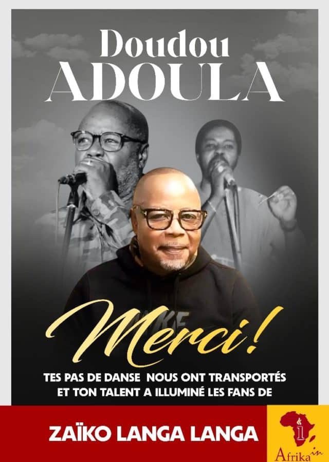 RDC : DERNIERS HOMMAGES À L’ARTISTE MUSICIEN DOUDOU ADOULA DE ZAÏKO LANGA LANGA…  RDC : DERNIERS HOMMAGES À L’ARTISTE MUSICIEN DOUDOU ADOULA DE ZAÏKO LANGA LANGA…