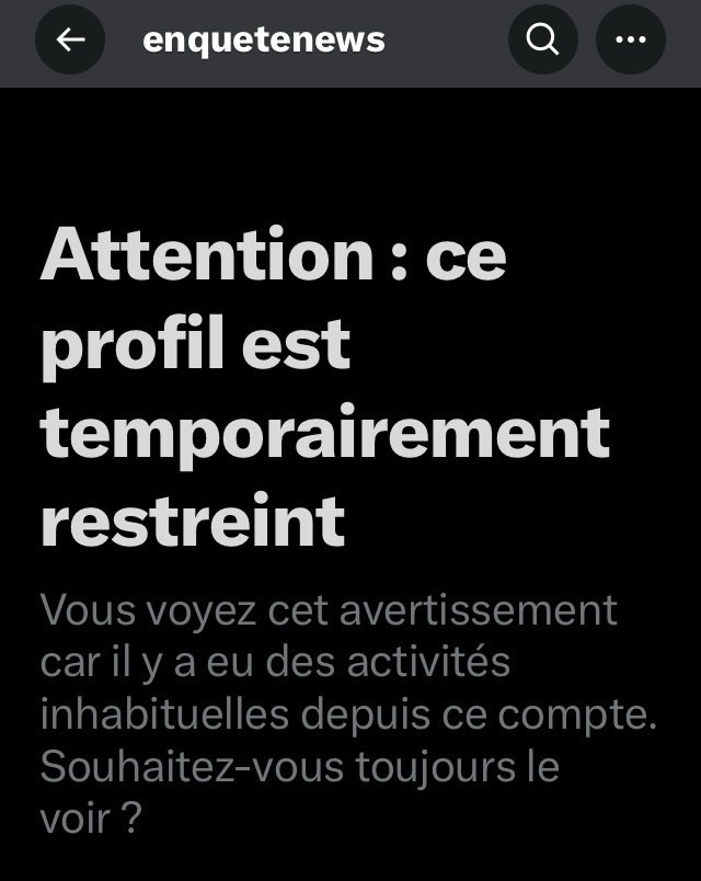 Communiqué officiel d’Enquêtenews Communiqué officiel d’Enquêtenews