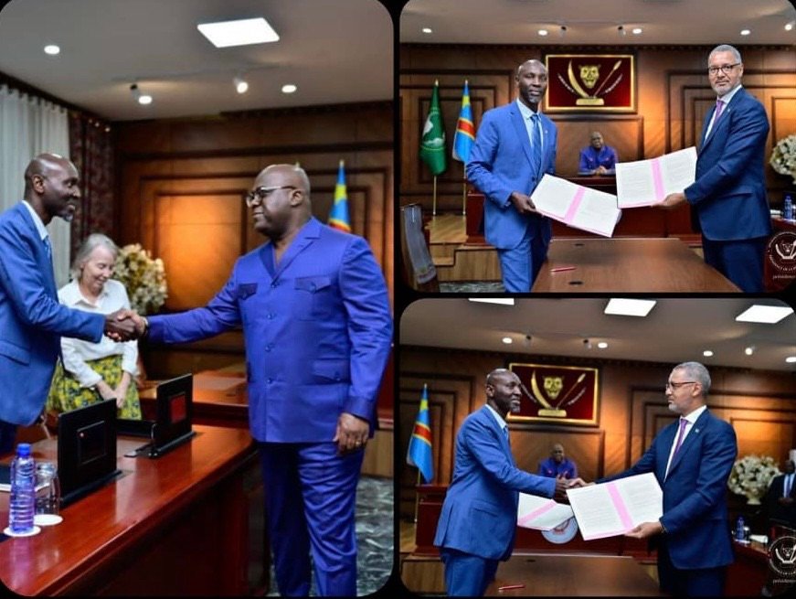 RDC / USA : UN ACCORD MINIER STRATÉGIQUE SIGNÉ À KINSHASA RDC / USA : UN ACCORD MINIER STRATÉGIQUE SIGNÉ À KINSHASA