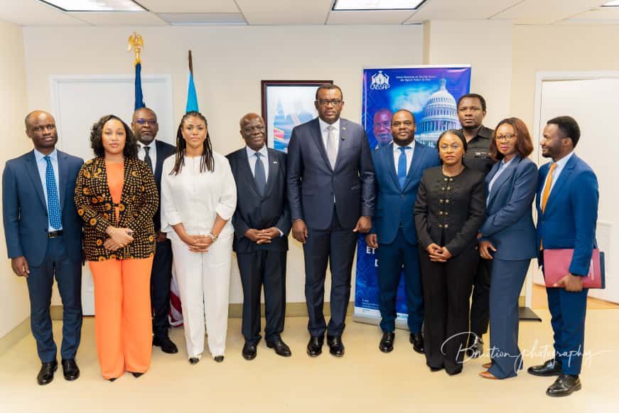 CNSSAP – USA : DANS LA SUITE DE LA DÉLÉGATION DU VPM JEAN-PIERRE LIHAU À WASHINGTON, LE TOP MANAGER JUNIOR MATA SUPERVISE LES ACTIVITÉS DE VULGARISATION ET D’IMMATRICULATION DU PERSONNEL DIPLOMATIQUE CNSSAP – USA : DANS LA SUITE DE LA DÉLÉGATION DU VPM JEAN-PIERRE LIHAU À WASHINGTON, LE TOP MANAGER JUNIOR MATA SUPERVISE LES ACTIVITÉS DE VULGARISATION ET D’IMMATRICULATION DU PERSONNEL DIPLOMATIQUE