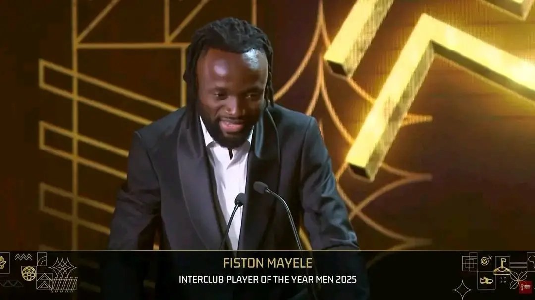 RDC : CAF AWARDS 2025, LE CONGOLAIS FISTON MAYELE ET LE MAROCAIN ACHRAF HALIMI À L’HONNEUR