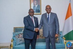 RDC : SAMA LUKONDE ET PATRICK ACHI ENGAGÉS À RENFORCER LA COOPÉRATION PARLEMENTAIRE ENTRE&nbsp; KINSHASA ET ABIDJAN&nbsp; <br>