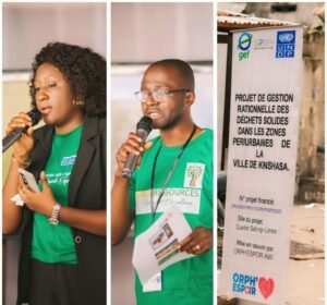 RDC / KINSHASA : LES HABITANTS DE LIMETE&nbsp; SALONGO SENSIBILISÉS SUR LA GESTION RATIONNELLE DES DÉCHETS EN ZONE PÉRIURBAINE PAR L&rsquo;ONG ORPH’ESPOIR