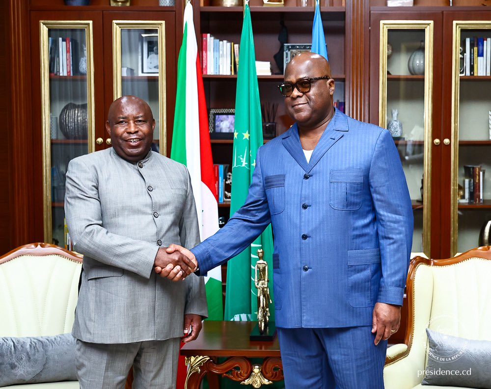 RDC : FELIX TSHISEKEDI ET EVARISTE NDAYISHIMIYE FACE À LA PRESSE CE MARDI 23 JUIN