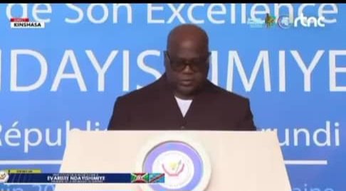 RDC : EN SÉJOUR EN RDC, EVARISTE NDAYISHIMIYE REAFIRME SON SOUTIEN AUX INSTITUTIONS DU PAYS ET APPELLE LES CONGOLAIS À L&rsquo;UNITÉ FACE À L&rsquo; ENNEMI COMMUN