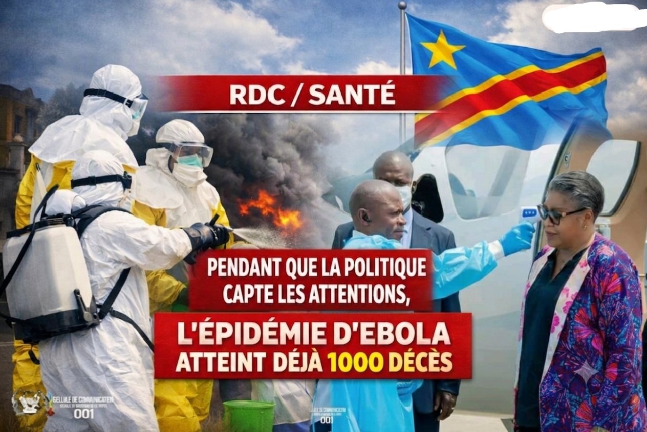 RDC/SANTÉPENDANT QUE LA POLITIQUE CAPTE LES ATTENTIONS , L’ÉPIDÉMIE D’EBOLA ATTEINT DÉJÀ 1000 DÉCÈS RDC/SANTÉPENDANT QUE LA POLITIQUE CAPTE LES ATTENTIONS , L’ÉPIDÉMIE D’EBOLA ATTEINT DÉJÀ 1000 DÉCÈS