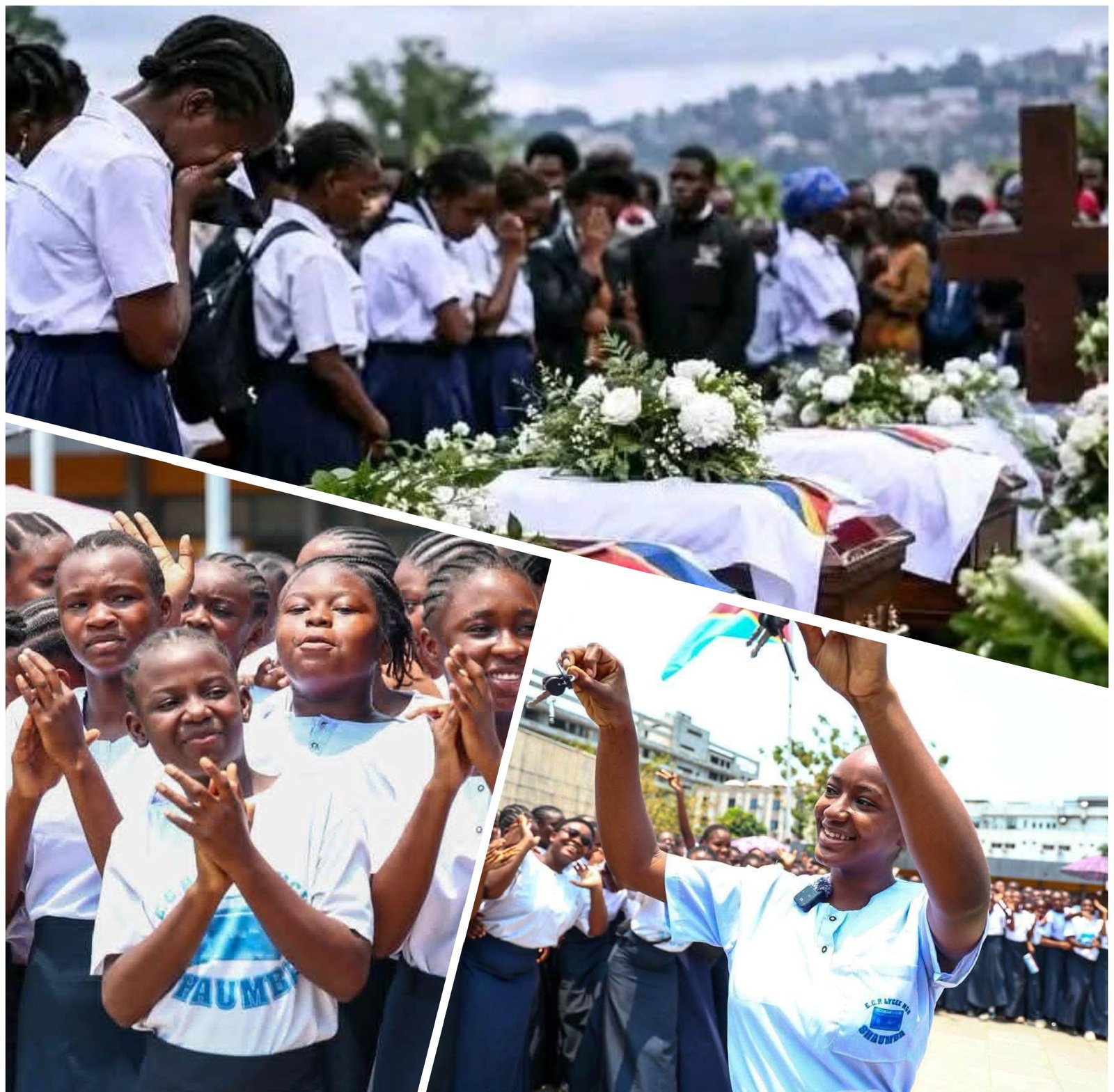 RDC/ SOCIÉTÉ:LUNDI TRAGIQUE À BUKAVU QUI ENTERRAIT 27 ELEVES  ET LUNDI DE FÊTE AU LYCEE SHAUMBA DE KINSHASA QUI RÉCEPTIONNAIT SES BUS ET ORDINATEURS, DON DU CHEF DE L&rsquo;ETAT