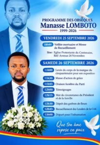 RDC/ KINSHASA : TENSION À LA MORGUE DE L’HÔPITAL DU CINQUANTENAIRE, L’ENTERREMENT DE MANASSÉ LOMBOTO REPORTÉ À PLUS TARD SUR DÉCISION DE LA JUSTICE